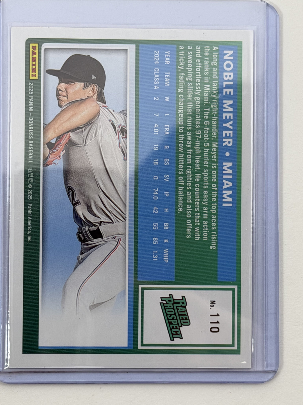 2025 Donruss - Noble Meyer Red /250 #110