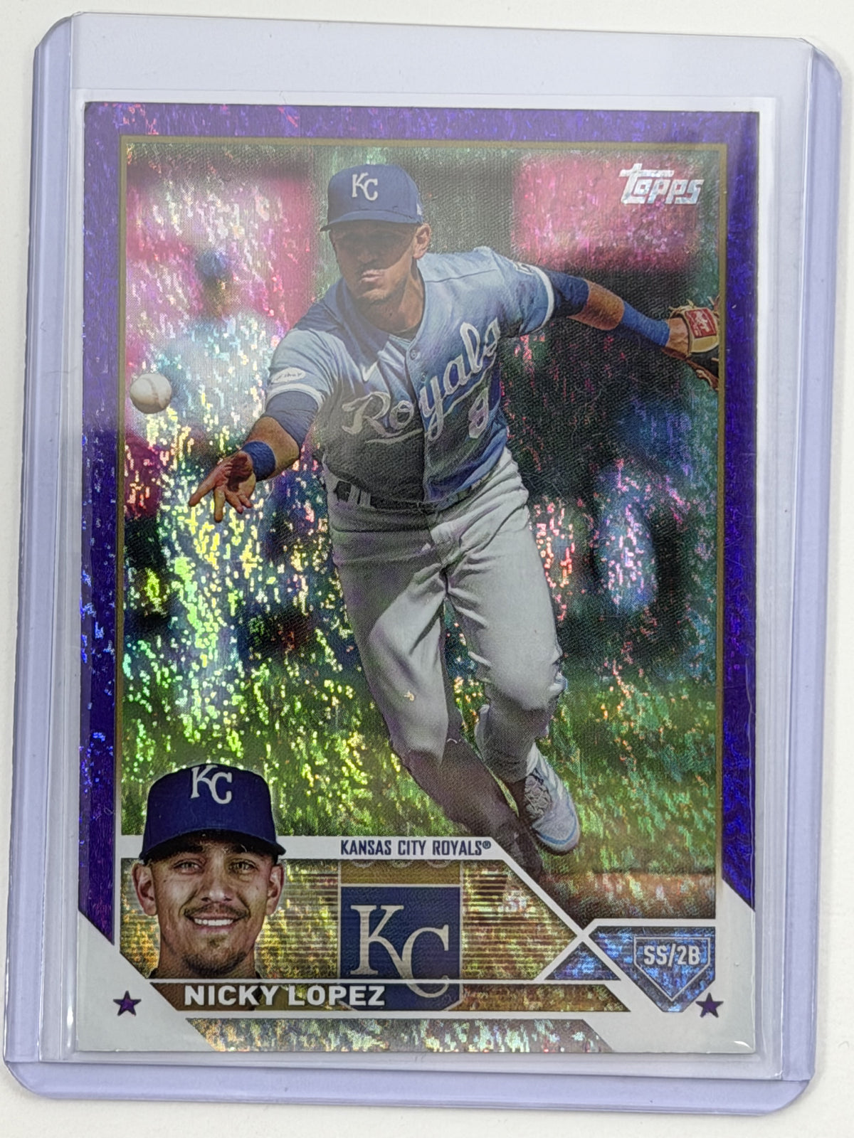 2023 Topps Update - Nicky Lopez Purple Foilboard /799 #US151