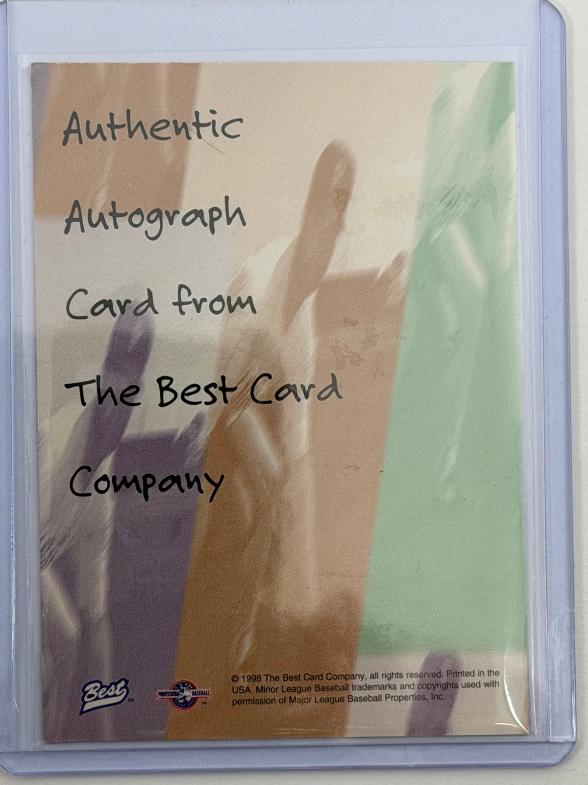 1998 Best - Chad Hermansen Autograph