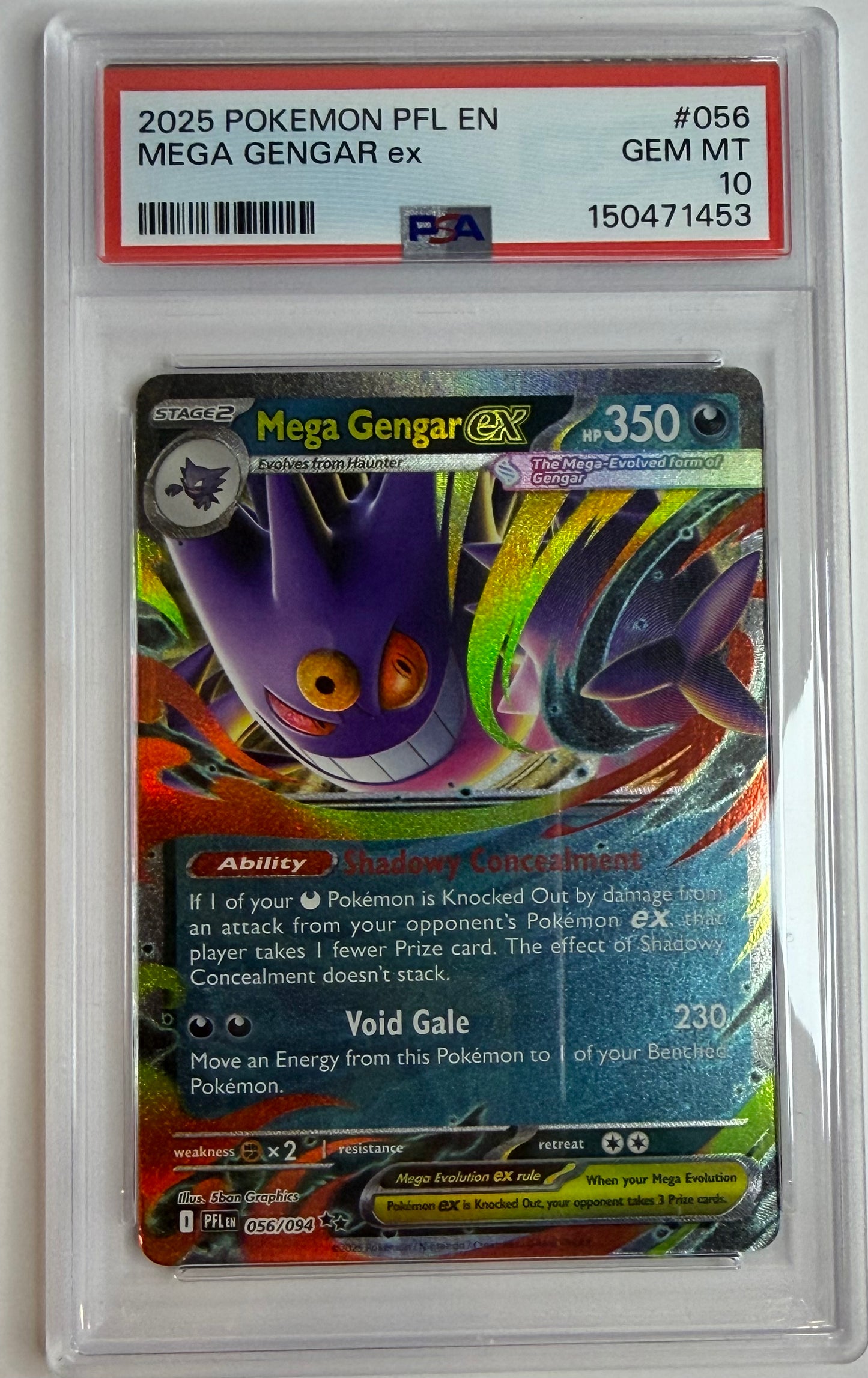 Phantasmal Flames Mega Gengar ex 056/094