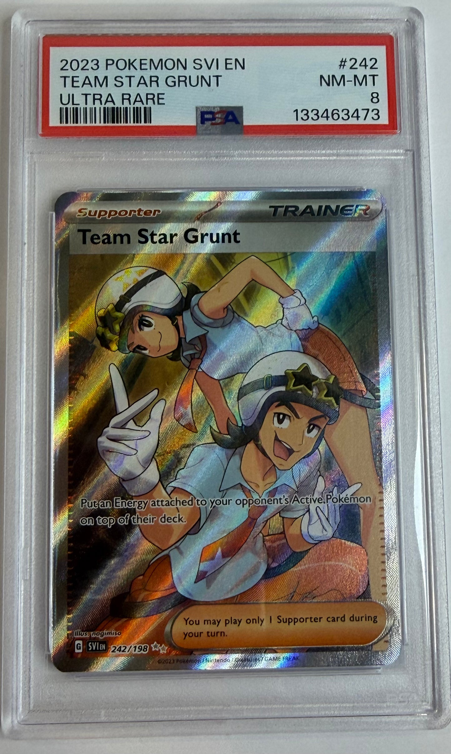 Scarlet and Violet Team Star Grunt 242/198