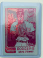 2025 Topps Shoebox Treasures - Dave Stewart - Bubblegum Foil #7