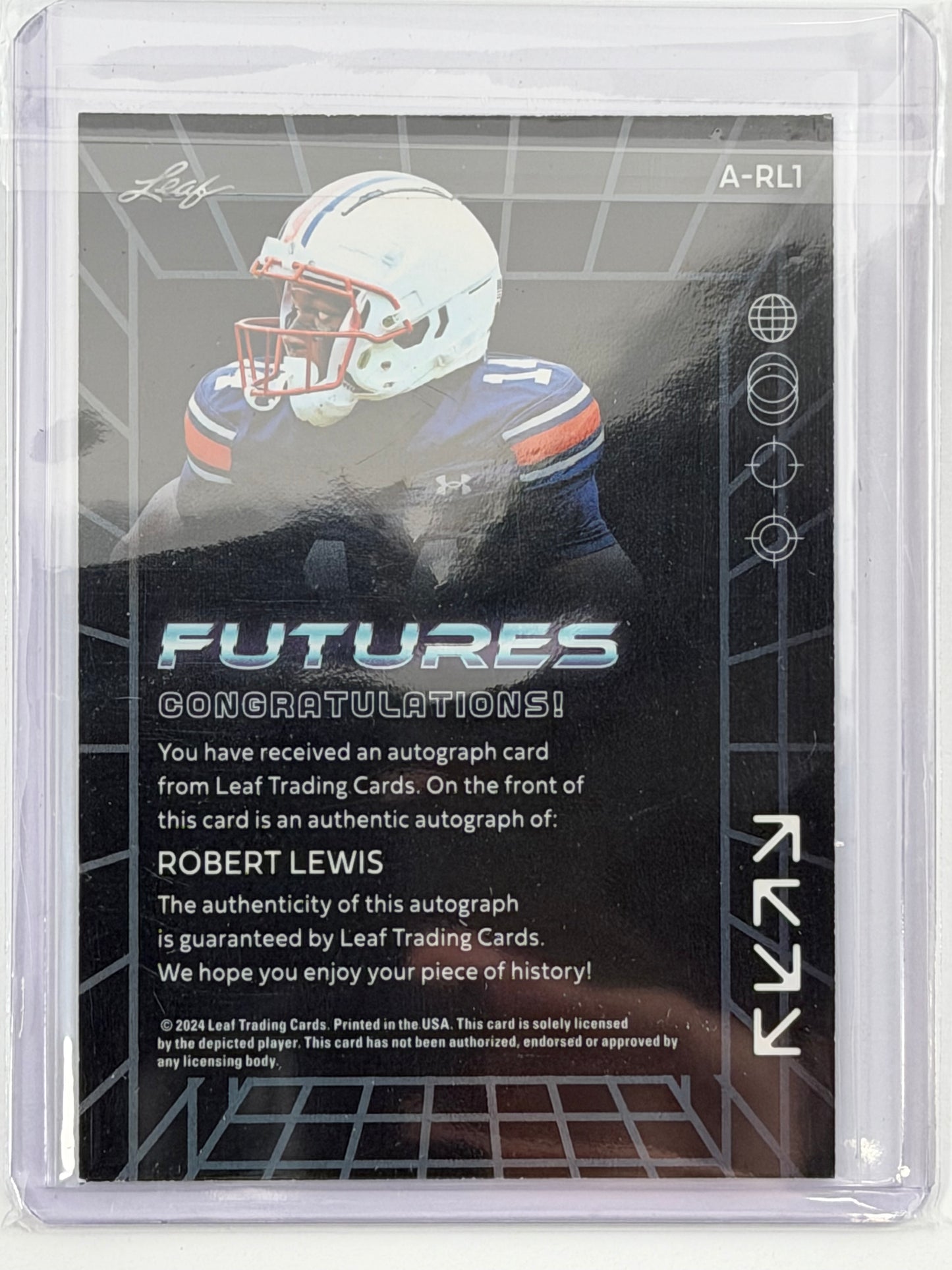2024 Leaf Futures - Robert Lewis - Autograph Silver /149