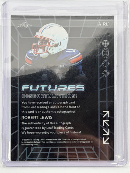 2024 Leaf Futures - Robert Lewis - Autograph Silver /149