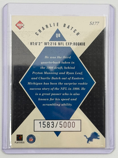 1998 Collector's Edge Masters - Charlie Batch /3000 #S177