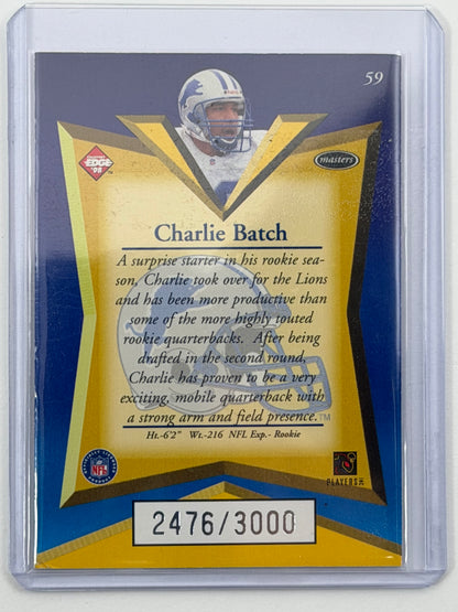 1998 Collector's Edge Masters - Charlie Batch 50-point /3000 #59