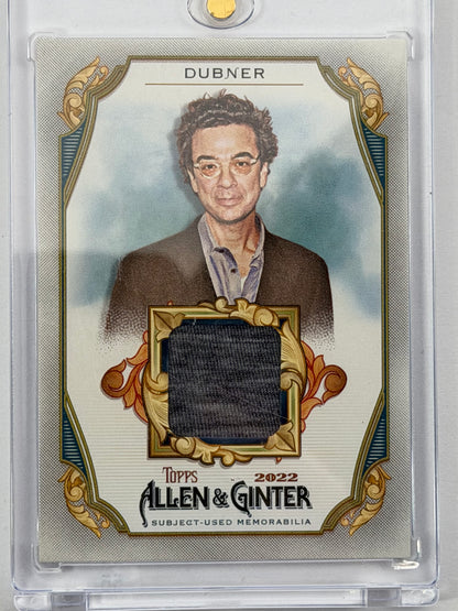 2022 Topps Allen & Ginter Full-Size Relics B Design - Stephen Dubner #AGRB-SDU