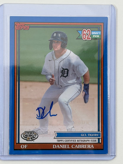 2021 Topps Pro Debut - Daniel Cabrera Autograph Blue /150 #PD-182