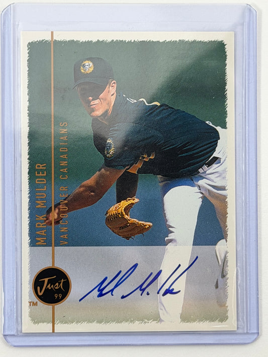 1999 Just Minors - Mark Mulder Autograph