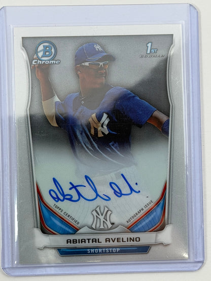 2014 Bowman Chrome Prospect Autographs - Abiatal Avelino Autograph #BCAP-AAV
