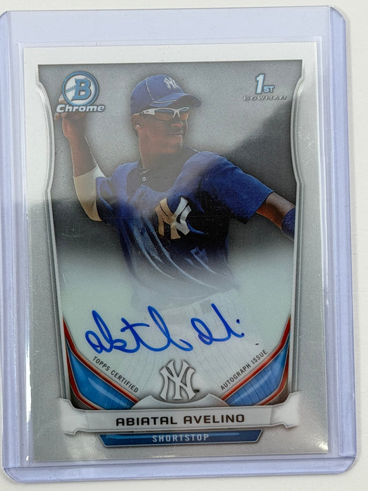 2014 Bowman Chrome Prospect Autographs - Abiatal Avelino Autograph #BCAP-AAV