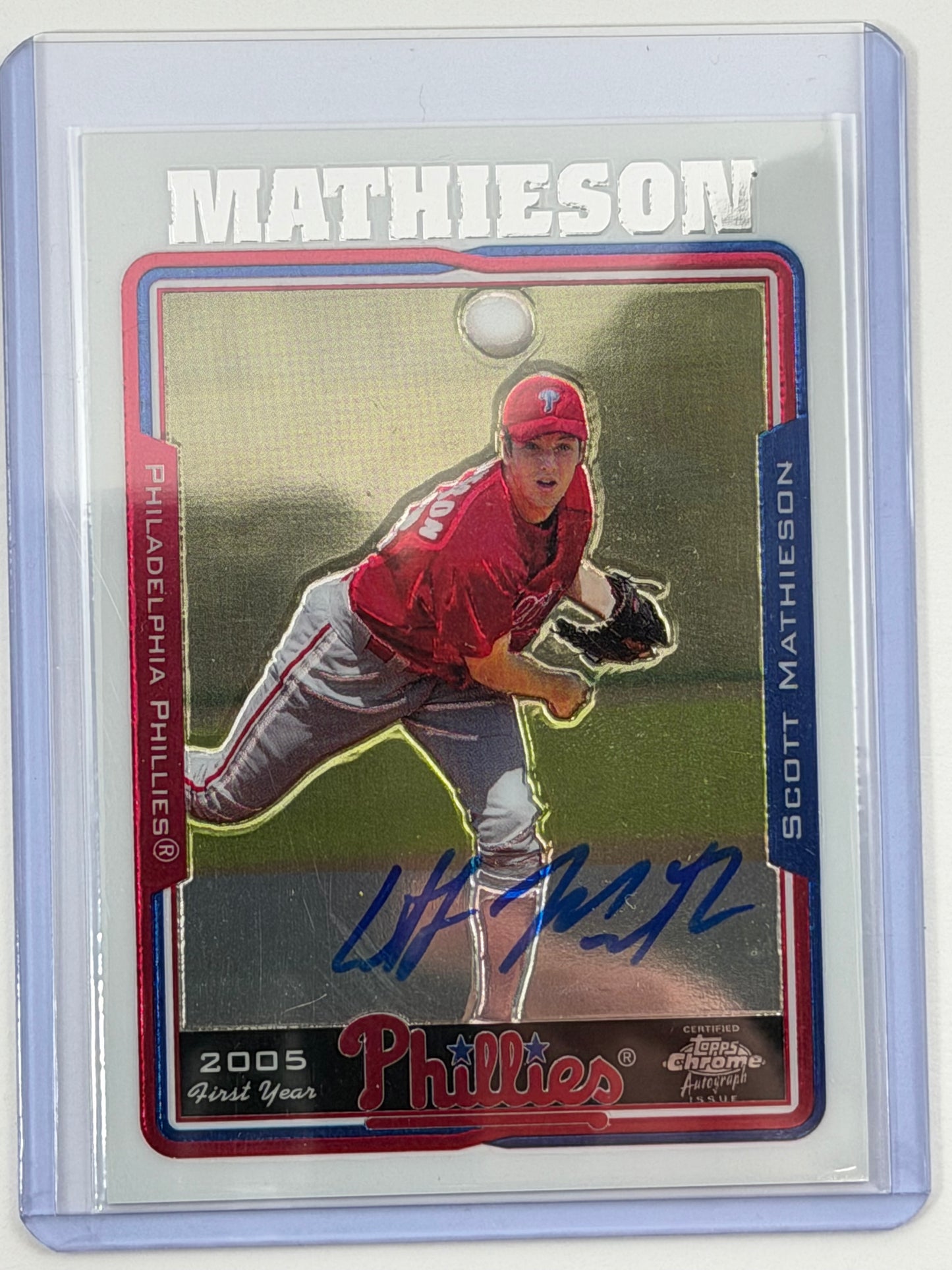 2005 Topps Chrome - Scott Mathieson Autograph #248