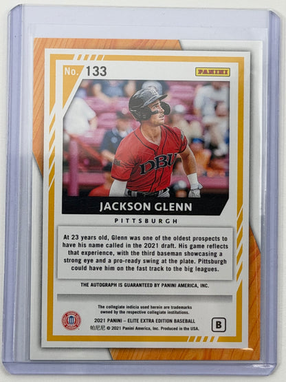 2021 Panini Elite Extra Edition Signatures - Jackson Glenn Autograph /71 #133