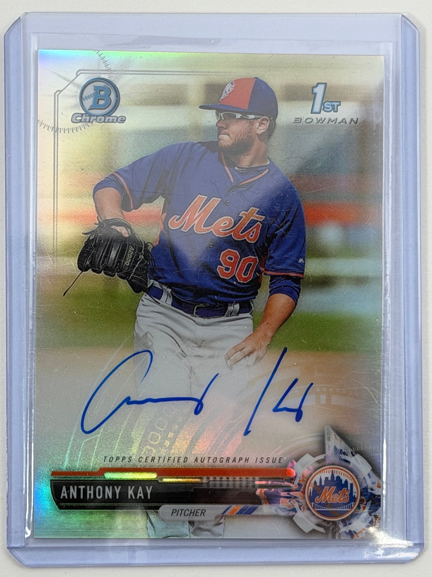 2017 Bowman Chrome Prospect Autographs - Anthony Kay Autograph Refractor /499 #CPA-AK