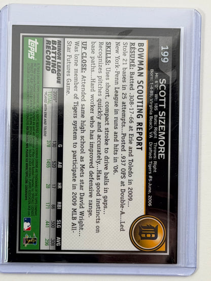 2010 Bowman Chrome - Scott Sizemore Autograph #199