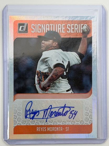 2018 Donruss Signature Series - Reyes Moronta Autograph #SS-RM