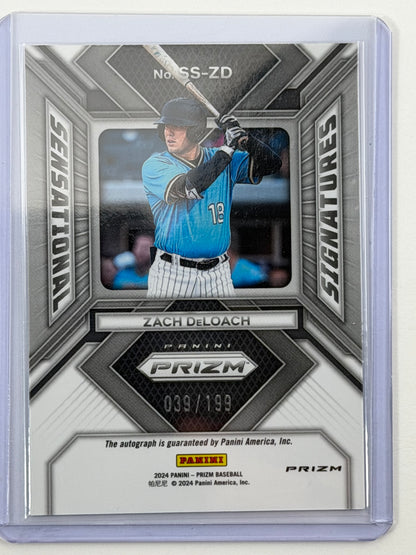 2024 Panini Prizm Sensational Signatures - Zach DeLoach Autograph /199 #SS-ZD