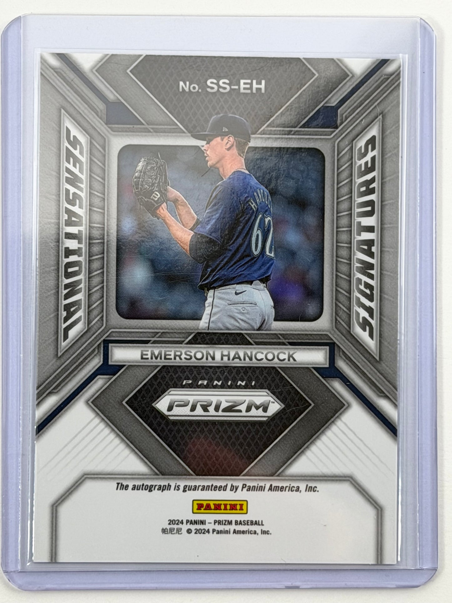 2024 Panini Prizm Sensational Signature - Emerson Hancock Autograph #SS-EH