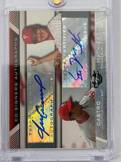 2007 Topps Co-Signers - Fabio Castro/Scott Mathieson Autograph #CS-CM