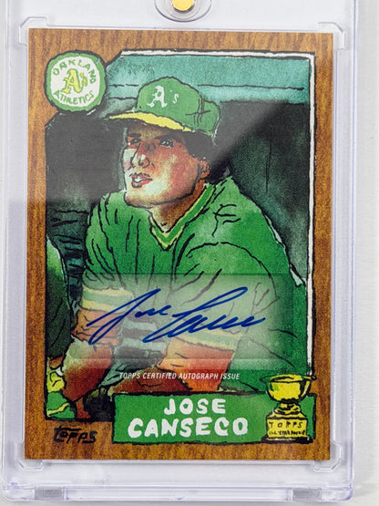 2025 Topps Shoebox Treasures - Jose Canseco Autograph Vintage Stock /10 #13A