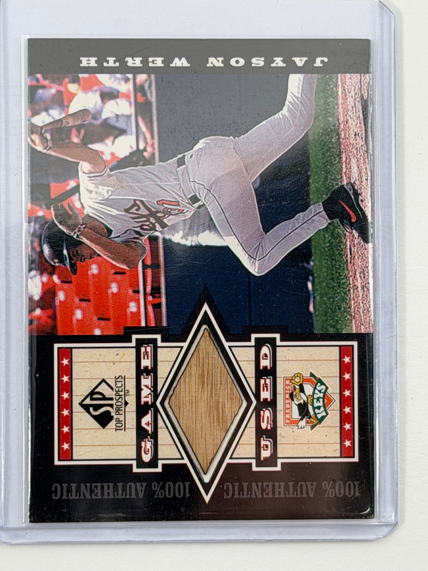 2000 SP Top Prospects Game Used Bats - Jayson Werth Relic #G-JW