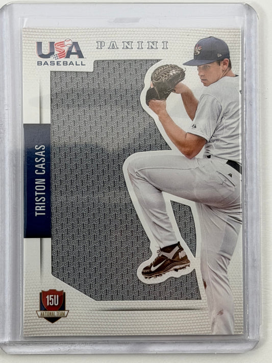 2015 Panini USA Baseball Jumbo Jersey - Triston Casas Relic /49 #6