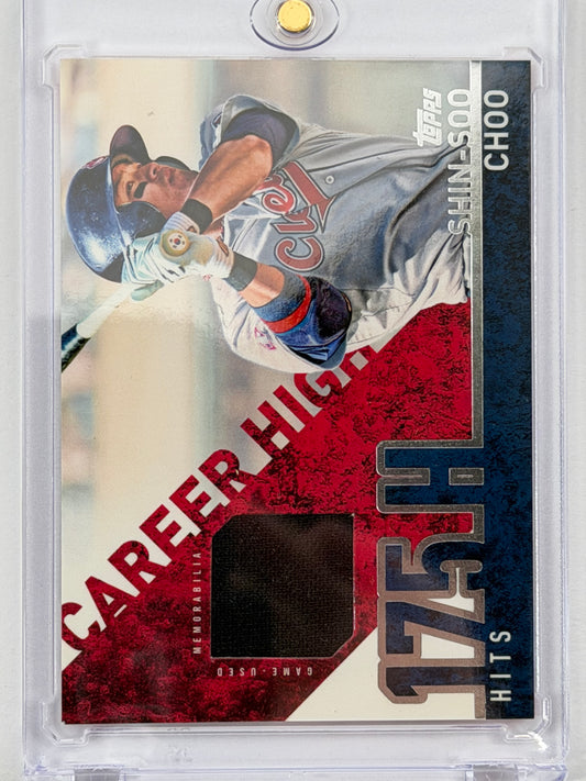 2015 Topps Career High Relics Jersey - Shin-Soo Choo Relic #CHR-SC