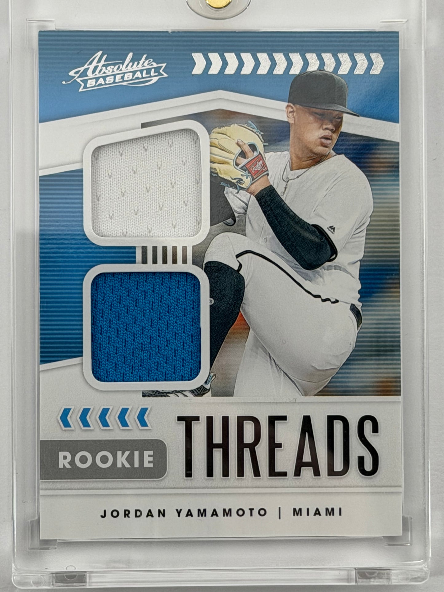 2020 Panini Absolute Rookie Threads Duals - Jordan Yamamoto Relic #RTD-JY