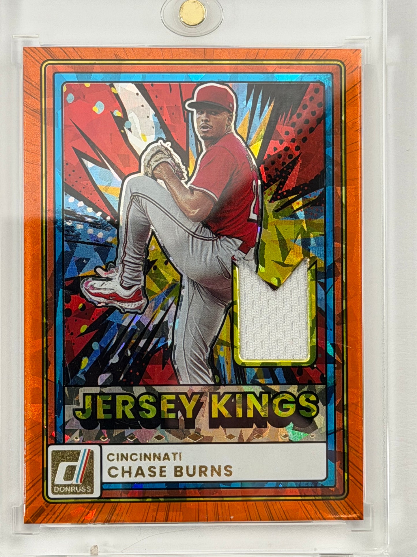 2026 Donruss Jersey Kings - Chase Burns Relic #JK-CB