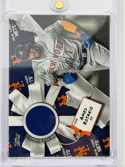 2019 Topps Holiday Relics - Amed Rosario Relic #WHR-ARO