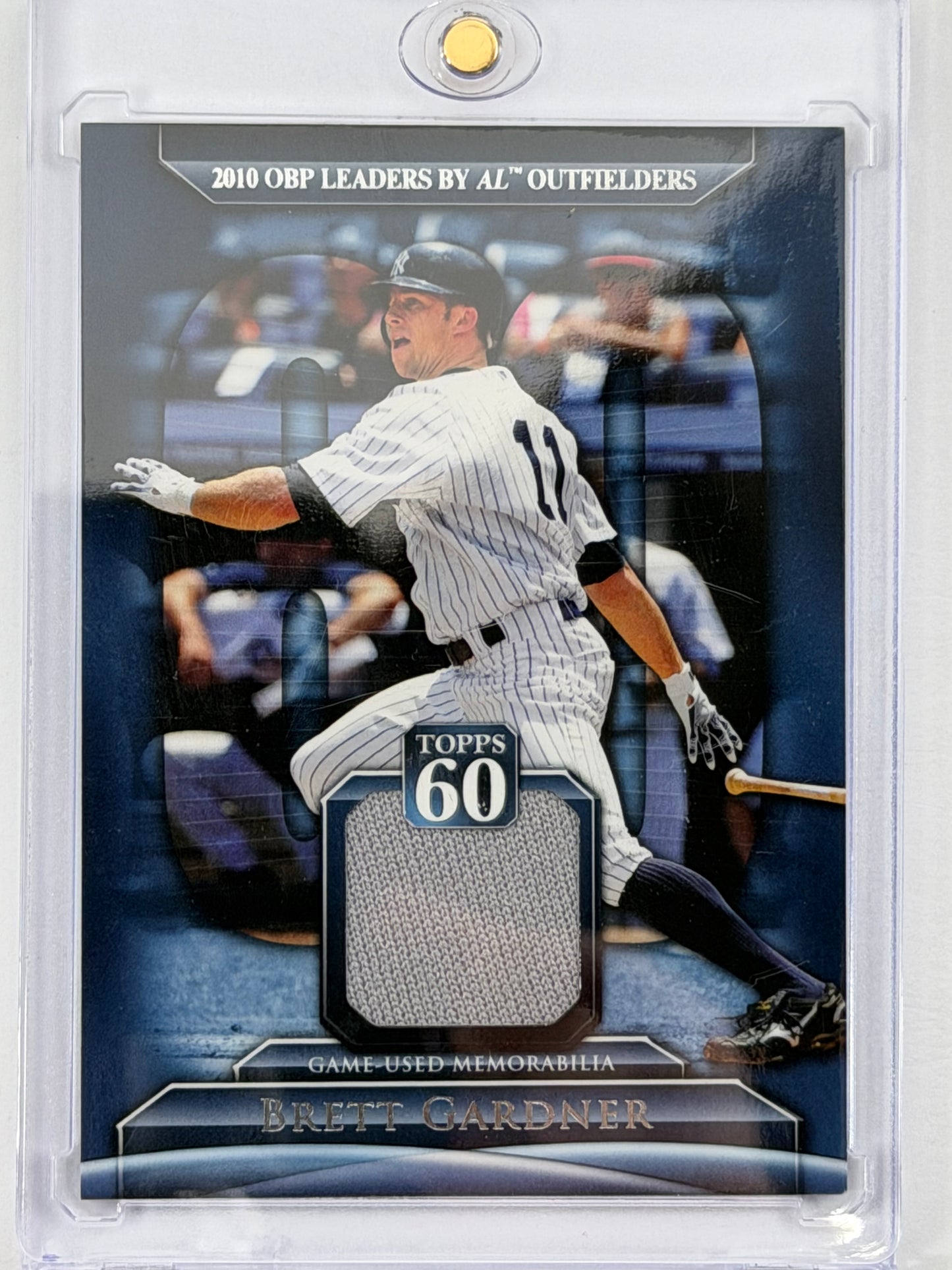 2011 Topps Topps 60 Relics - Brett Gardner Relic #T60R-BGA