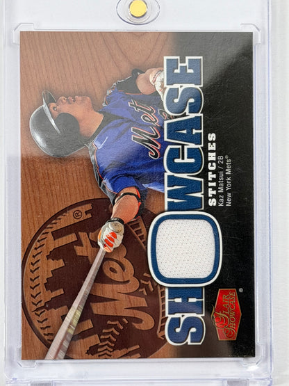 2006 Flair Showcase Stitches - Kazuo Matsui Relic #SS-KM