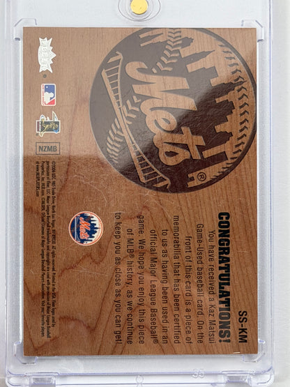 2006 Flair Showcase Stitches - Kazuo Matsui Relic #SS-KM