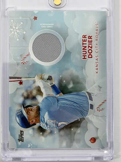 2020 Topps Holiday Relics - Hunter Dozier Relic #WHR-HD