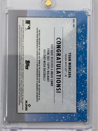 2021 Topps Holiday Relics - Yoan Moncada Relic #WRC-YMO