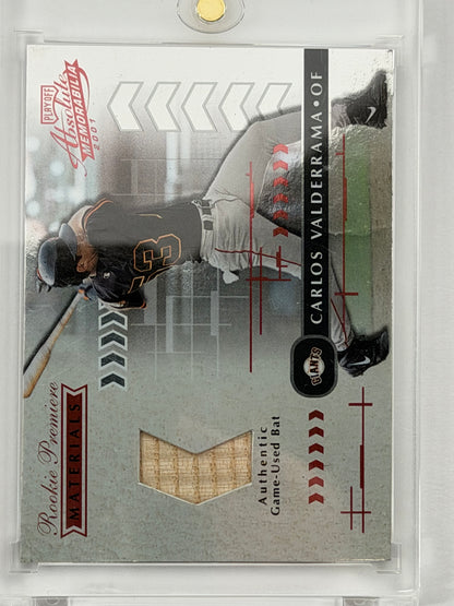 2001 Playoff Absolute Memorabilia - Carlos Valderrama Relic /700 #199