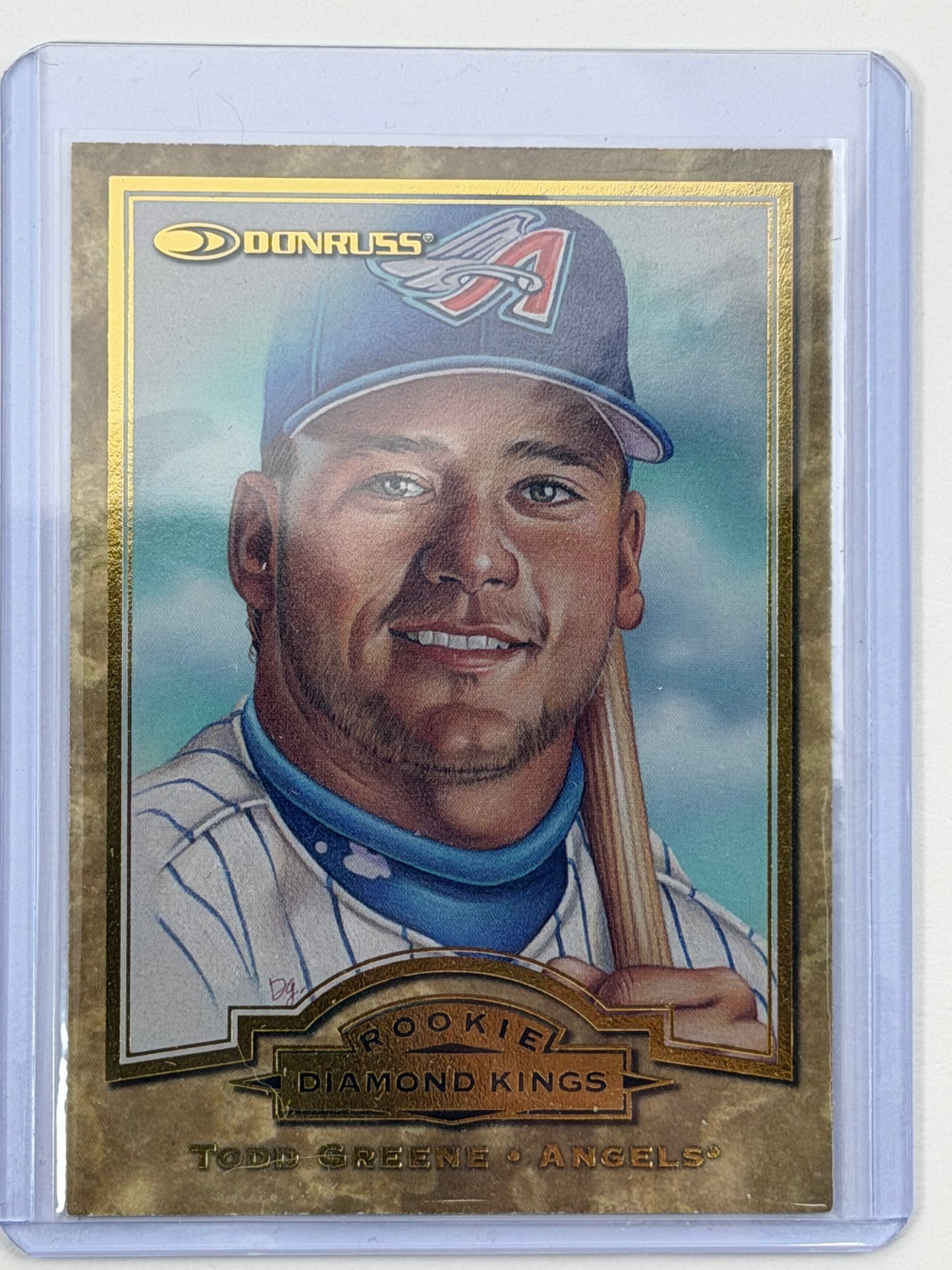 1998 Donruss Rookie Diamond Kings - Todd Greene Canvas /10000 #11