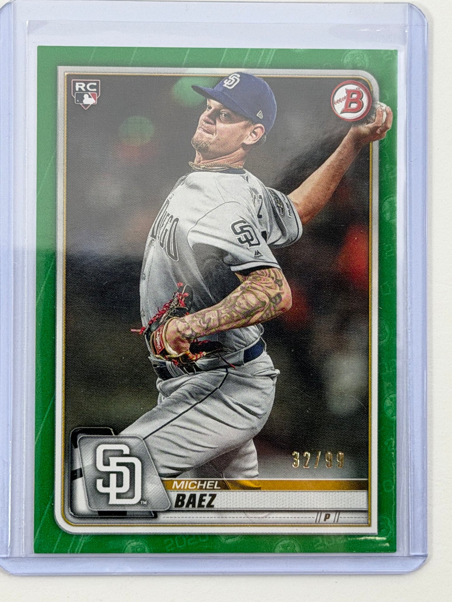 2020 Bowman - Michel Baez Green /99 #42