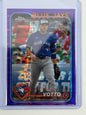 2024 Topps Chrome - Joey Votto Purple Sonar Refractor /275 #171