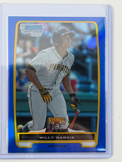 2012 Bowman Chrome Prospects - Willy Garcia Blue Refractor /250 #BCP168