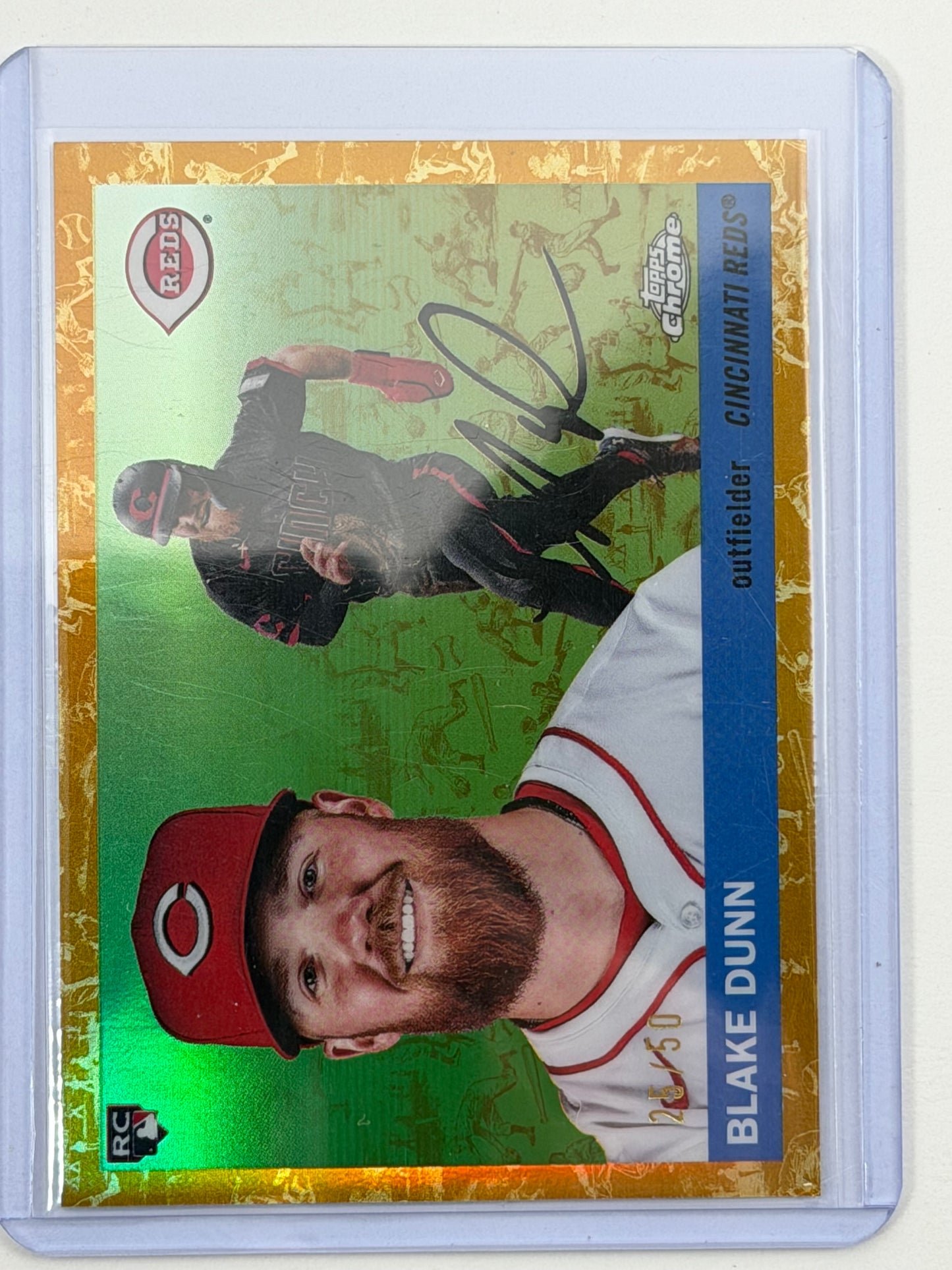 2025 Topps Chrome Platinum Anniversary - Blake Dunn Platinum Toile Gold Refractor /50 #322