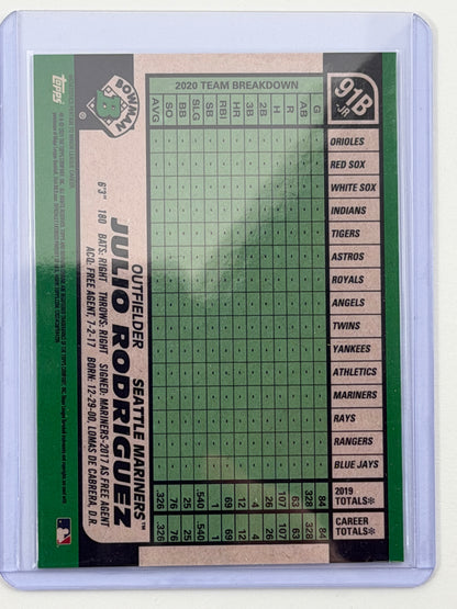 2021 Bowman 1991 Bowman - Julio Rodriguez Aqua Refractor /125 #91B-JR