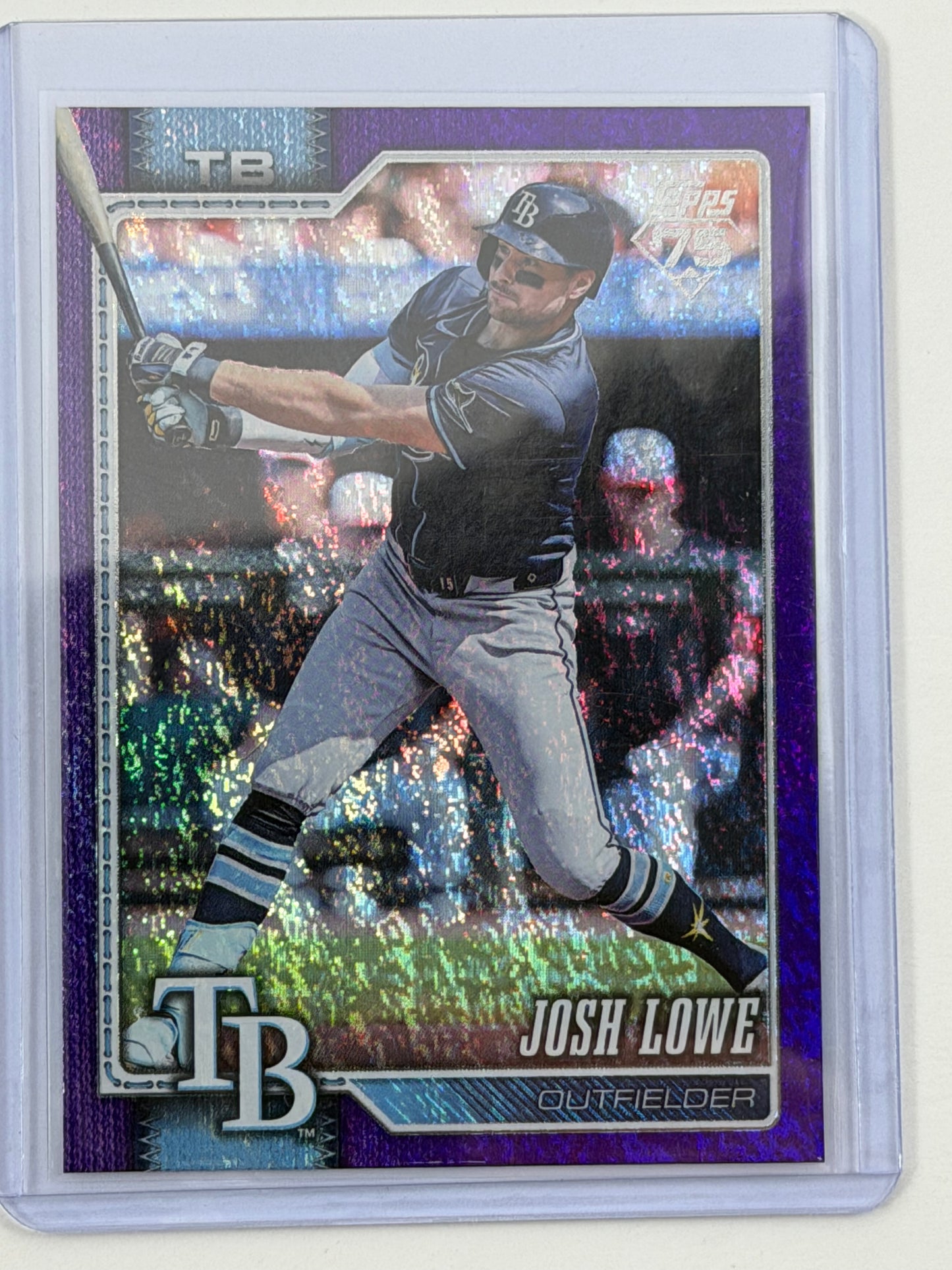 2026 Topps - Josh Lowe Purple Holo Foil /250 #183