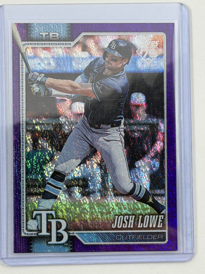 2026 Topps - Josh Lowe Purple Holo Foil /250 #183