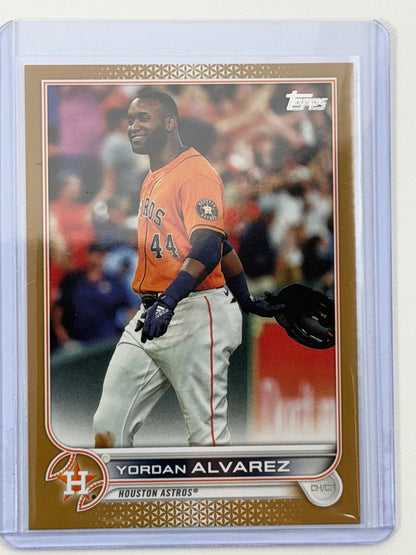 2022 Topps - Yordan Alvarez Gold /2022 #400