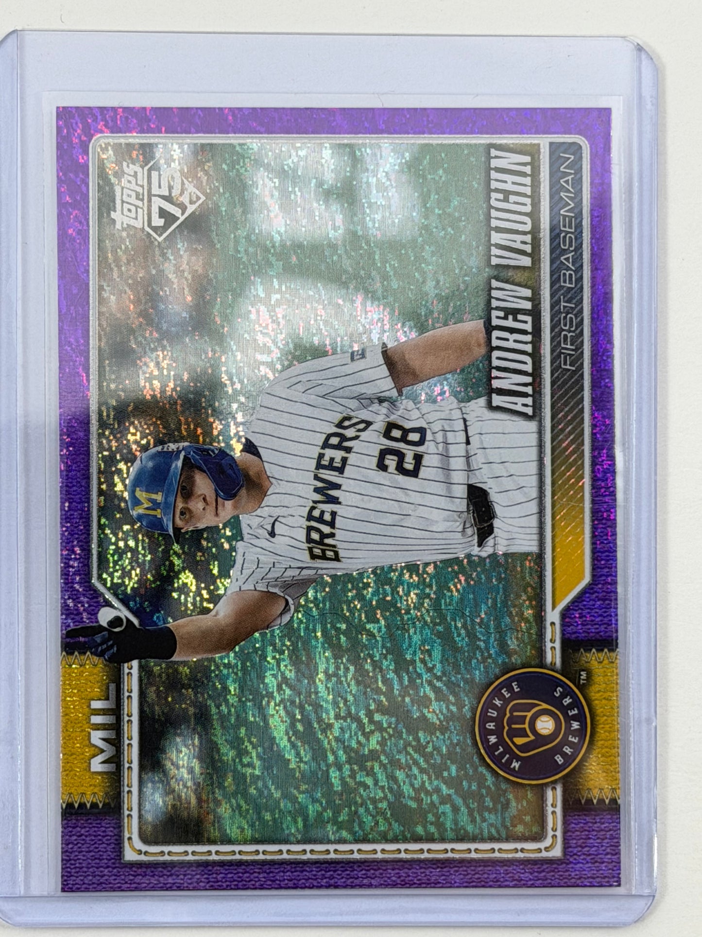 2026 Topps - Andrew Vaughn Purple Holo Foil /250 #303