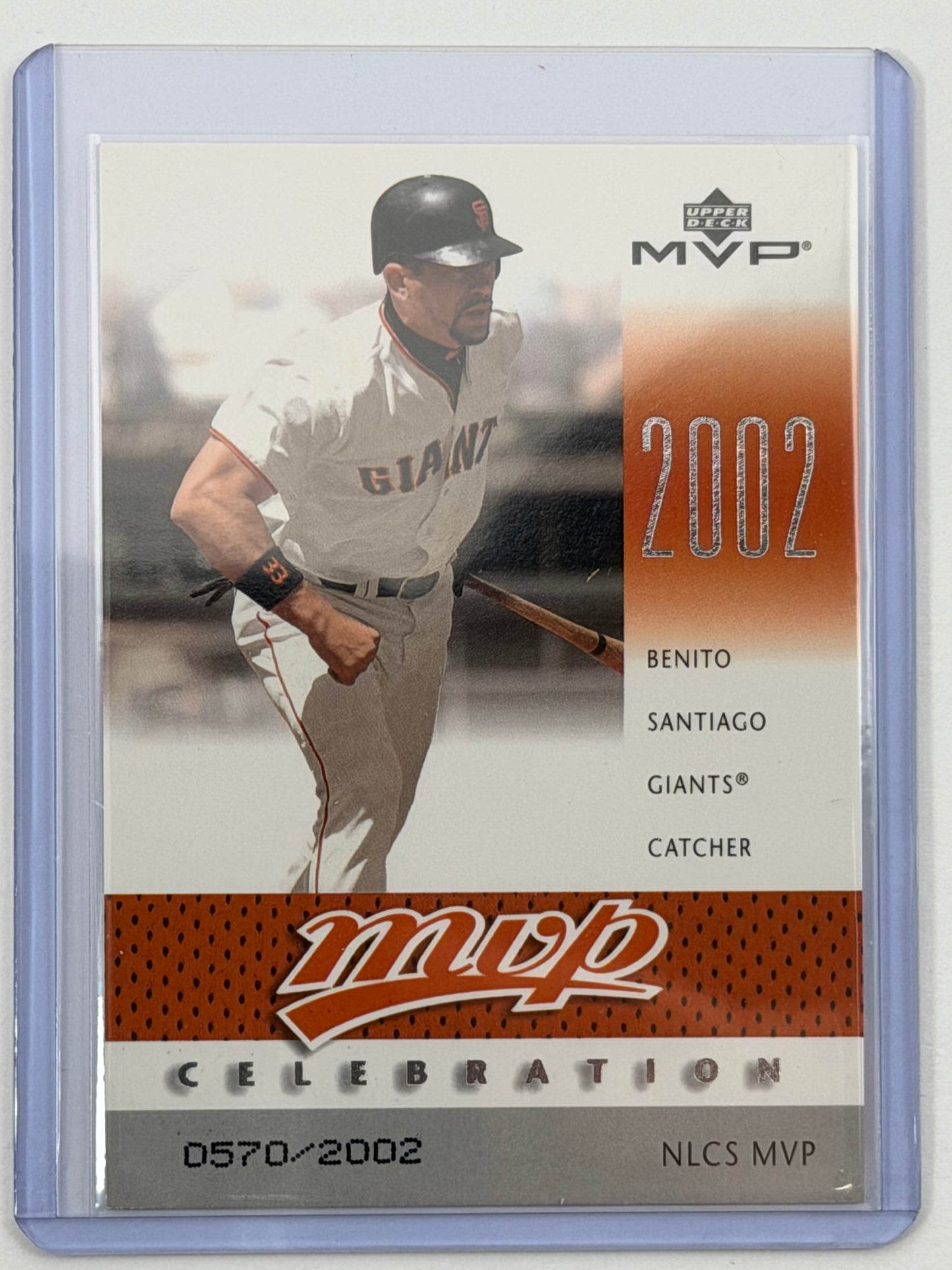 2003 Upper Deck MVP Celebration - Benito Santiago /2002 #MVP53