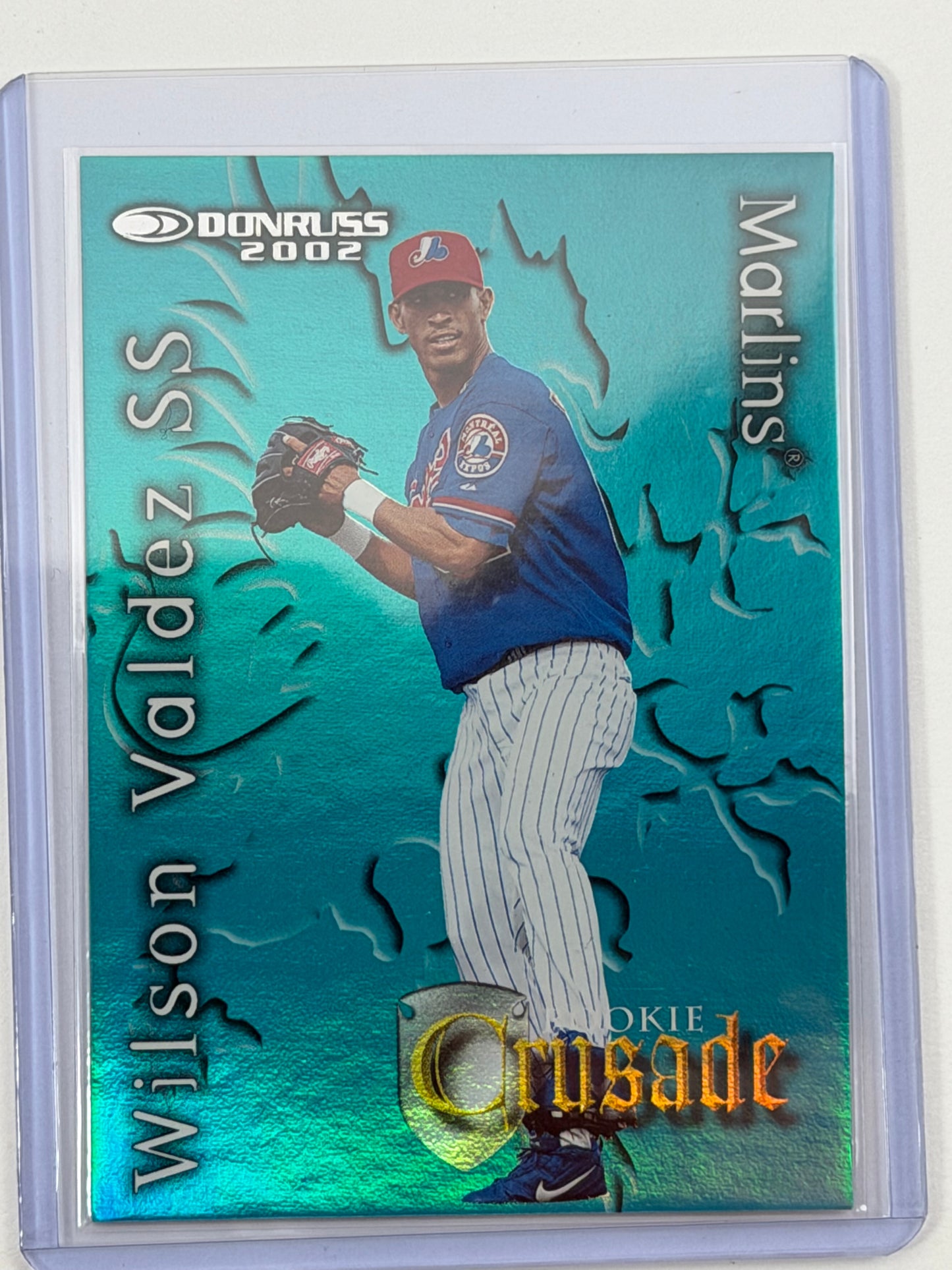 2002 Donruss The Rookies Crusade - Wilson Valdez /1500 #RC-27