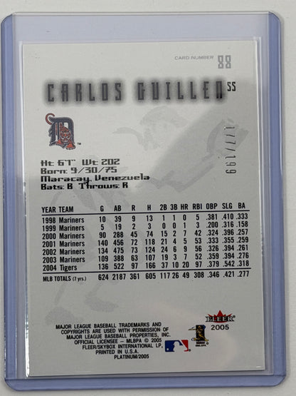 2005 Fleer Platinum - Carlos Guillen /199 #88