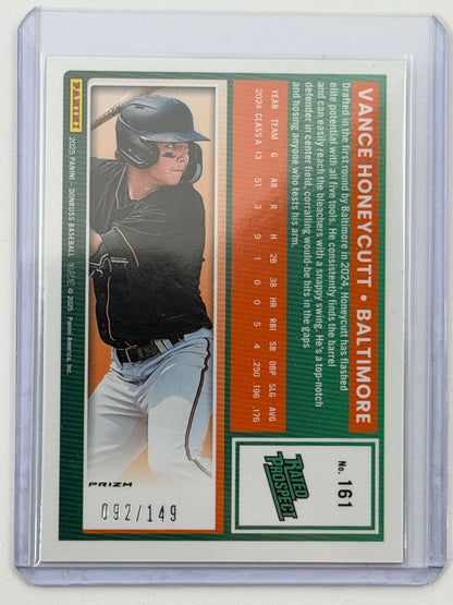 2025 Donruss Optic - Vance Honeycutt Green Velocity /149 #161